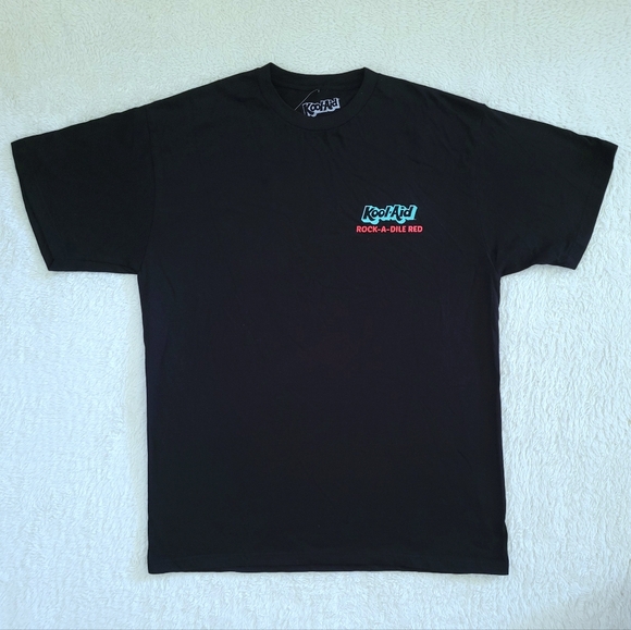 Mad😡 Engine Global🌎 LLC "Rock-A-Dile Red Kool-Aid" Graphic Tee👕 - NWT - Picture 2 of 12